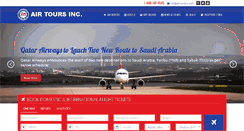 Desktop Screenshot of airtoursinc.com